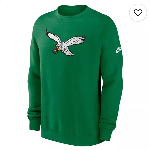 Men's Nike Kelly Green Philadelphia Eagles Sweatshirt - Picture 1 of 5